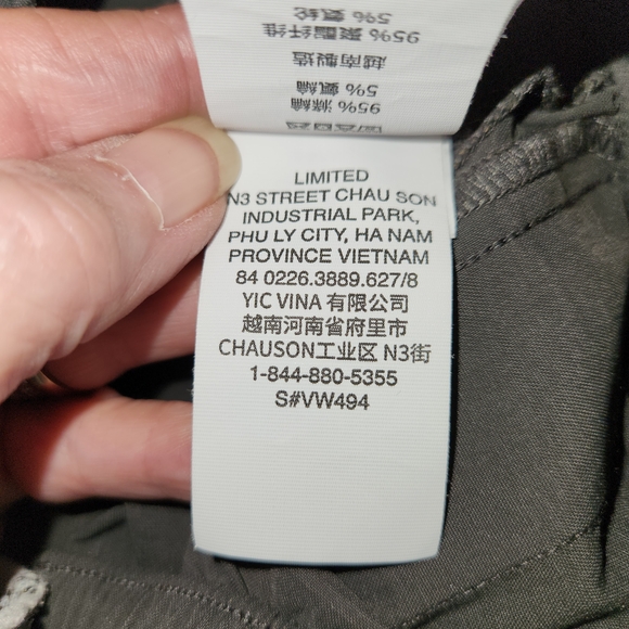 Vuori Vintage Black Scout Jogger Size S Cargo Pant Drawstring Pockets Athleisure - Picture 9 of 12